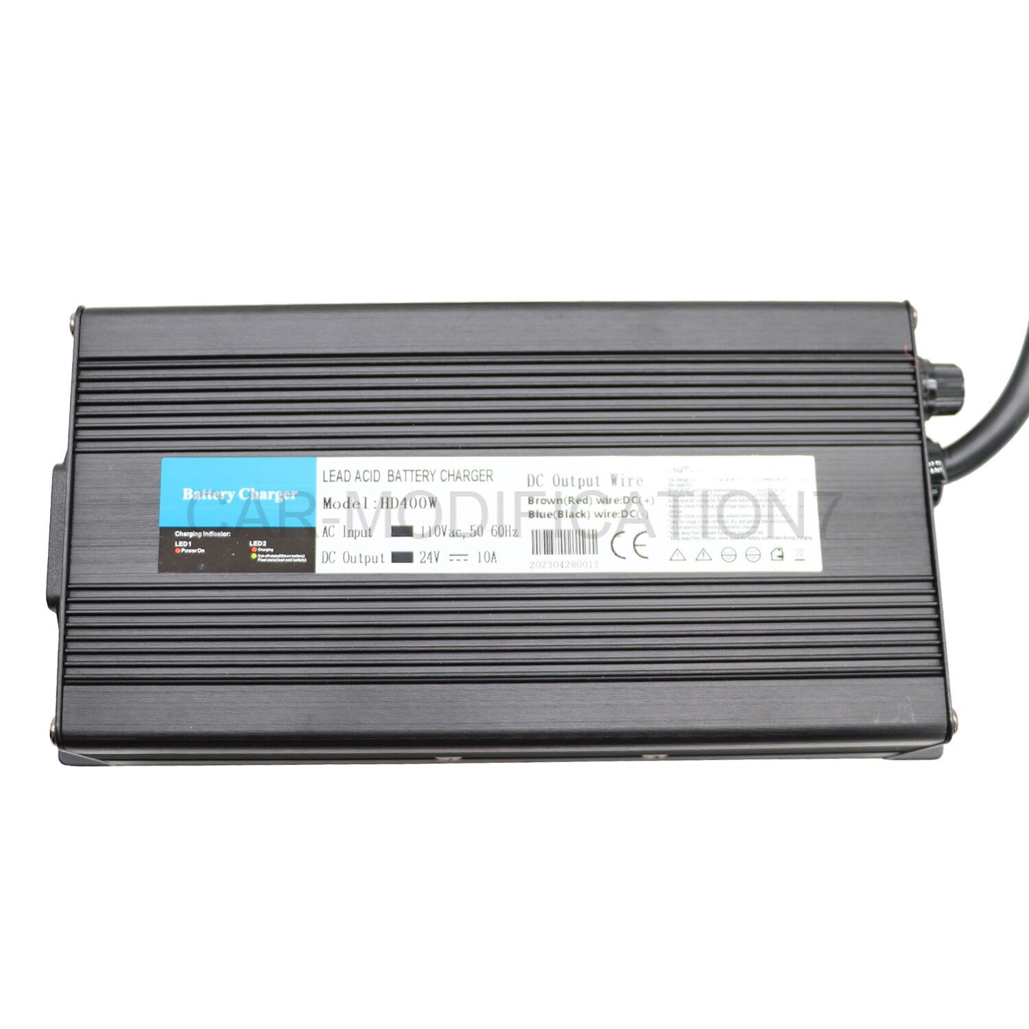 24V Floor Scrubber Battery Charger with SB120 120A Red Connector Pallet Jack