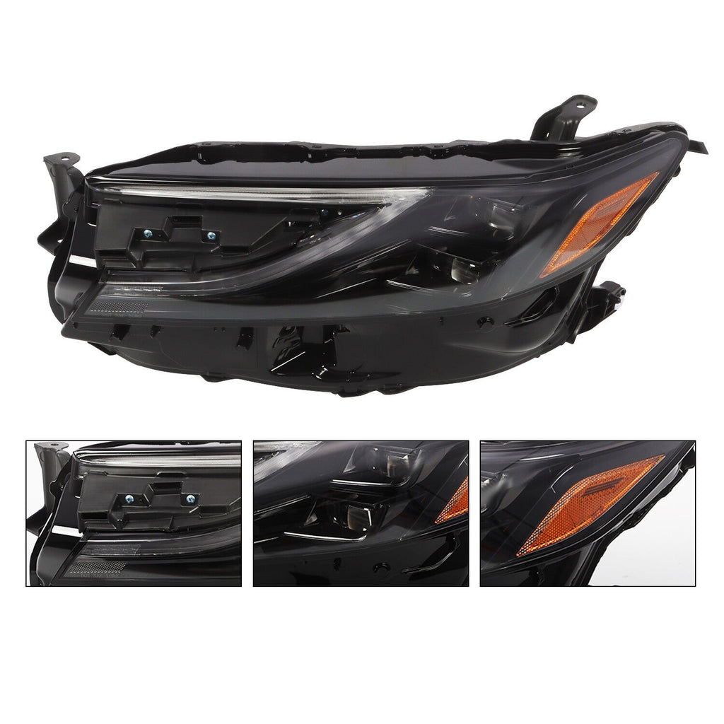 2024-25 Toyota Camry XSE XLE Left LED Headlight Assembly Chrome Replacement