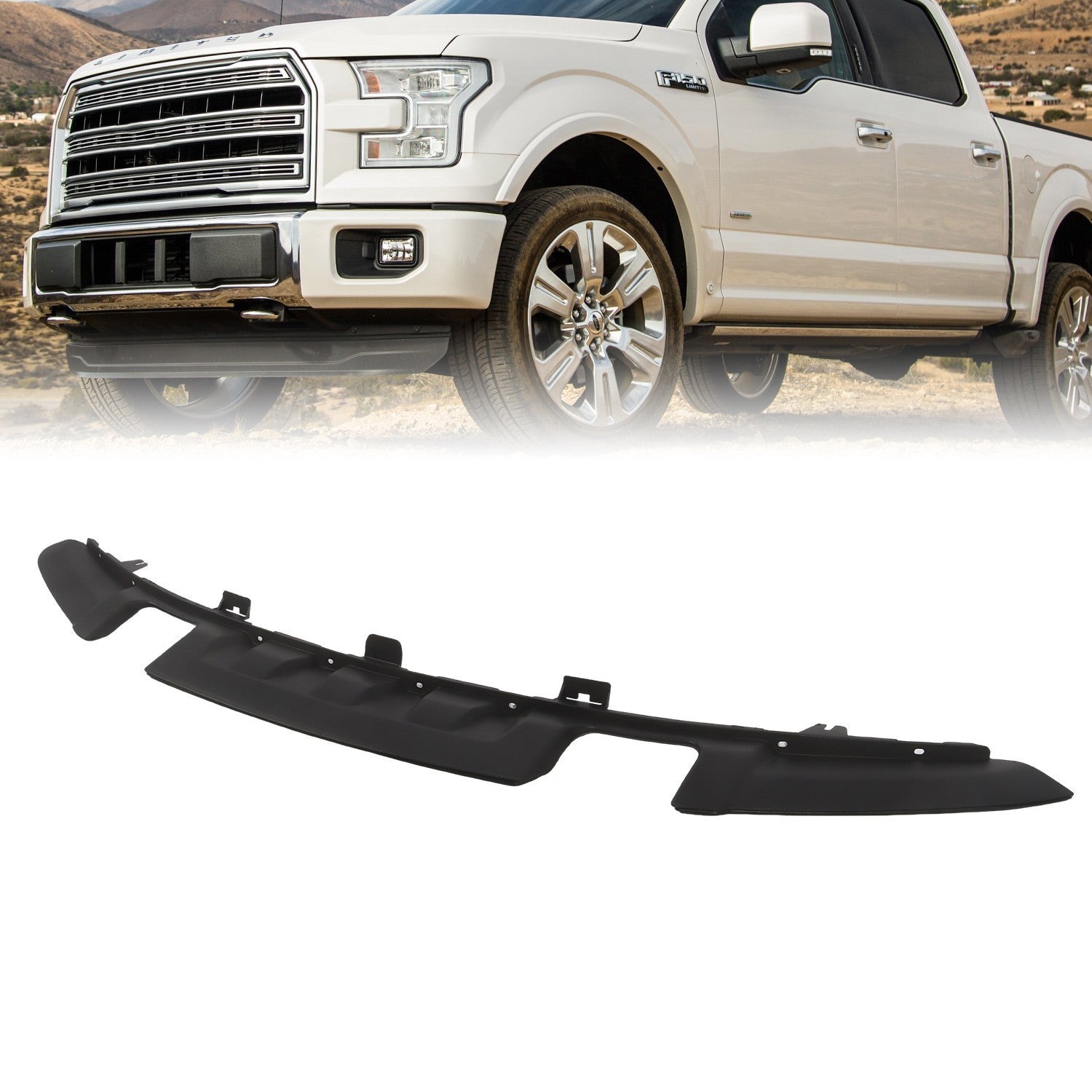 Front Lower Valance Panel for 2015-2017 Ford F-150 HL3Z17626BB US Fit