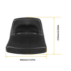 Waterproof Low Back Lawn Mower Tractor Seat Black Garden Replacement Seat