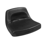 Waterproof Low Back Lawn Mower Tractor Seat Black Garden Replacement Seat
