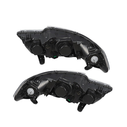 Pair LED Headlights Clear Lens LH+RH for 2010-2013 Kia Forte Koup