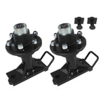 2 Pcs Shipping Container Wheels 6x5.5 Lug Bolt-On Spindle Kit Superior Quality