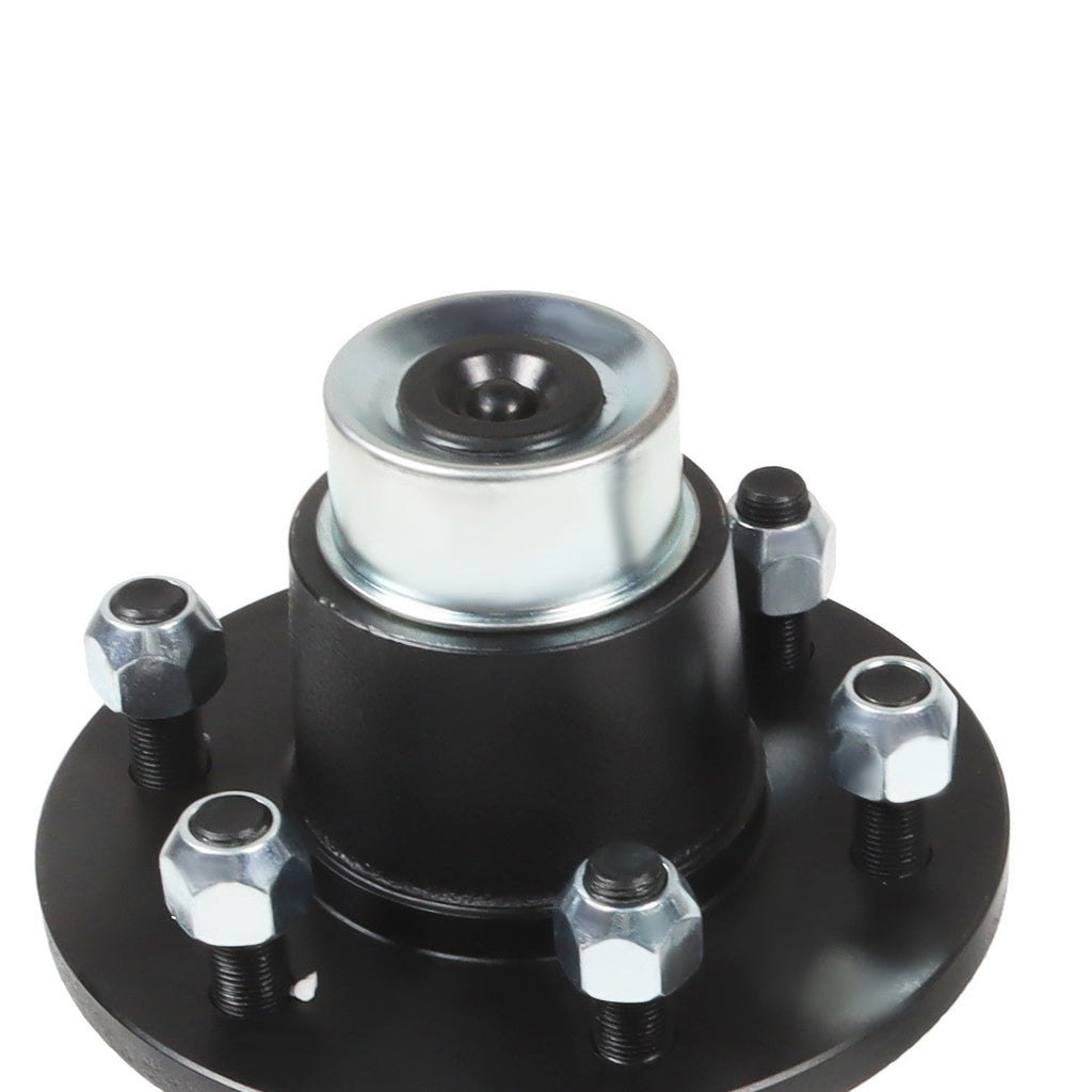 2 Pcs Shipping Container Wheels 6x5.5 Lug Bolt-On Spindle Kit Superior Quality