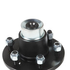 2 Pcs Shipping Container Wheels 6x5.5 Lug Bolt-On Spindle Kit Superior Quality
