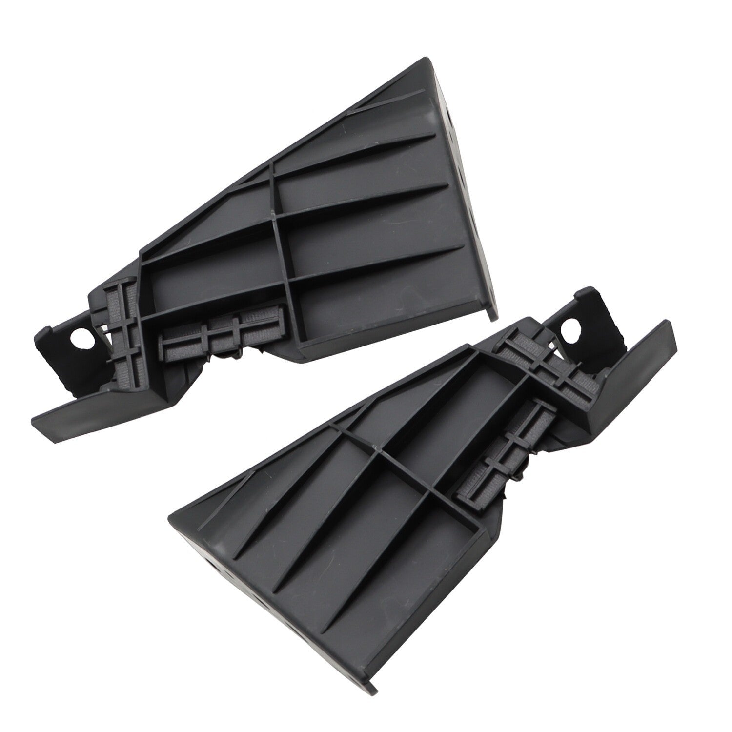2Pc Front Steel Bumper Bracket Set Reinforcement Cover for 2005-09 Ford Mustang