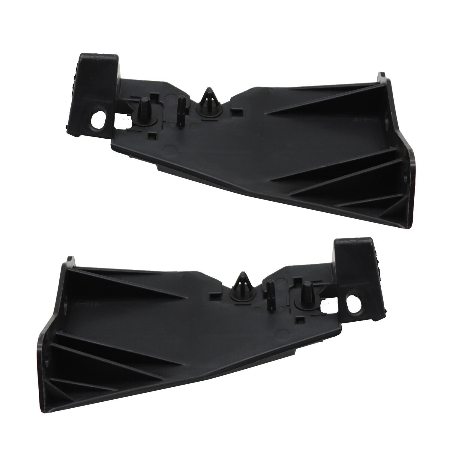 2Pc Front Steel Bumper Bracket Set Reinforcement Cover for 2005-09 Ford Mustang