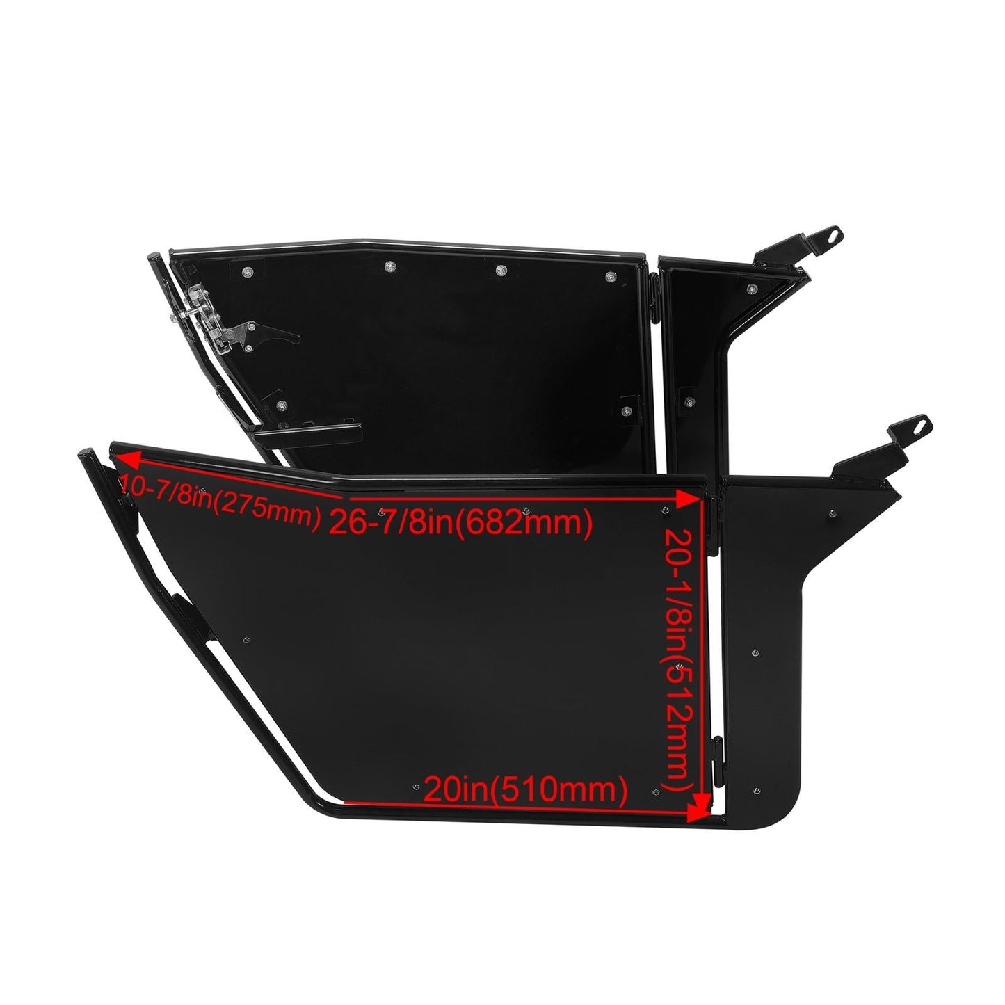 Cab Doors Set For 2009-2022 Polaris RZR 170 UTV Powder Coated Aluminum