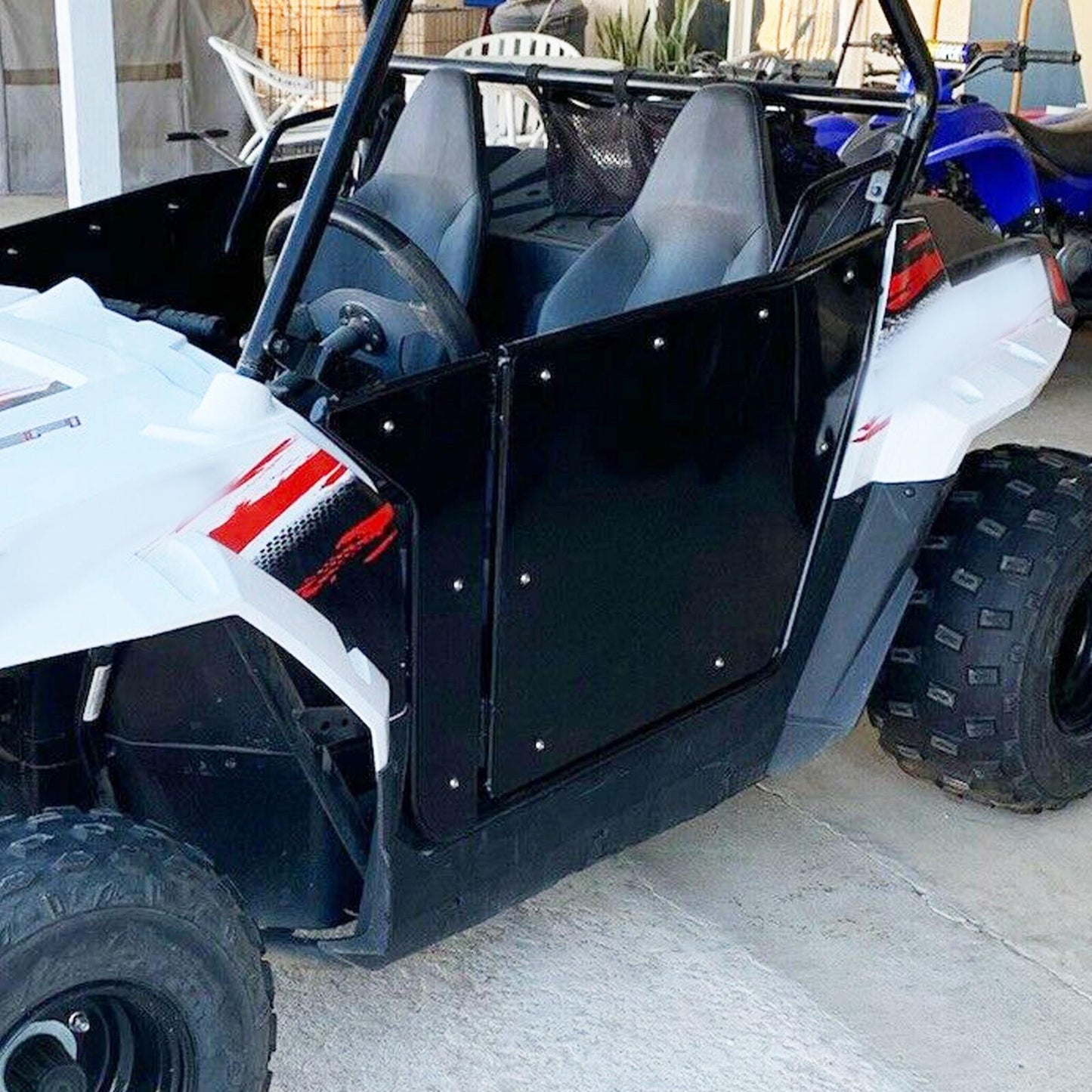 Cab Doors Set For 2009-2022 Polaris RZR 170 UTV Powder Coated Aluminum