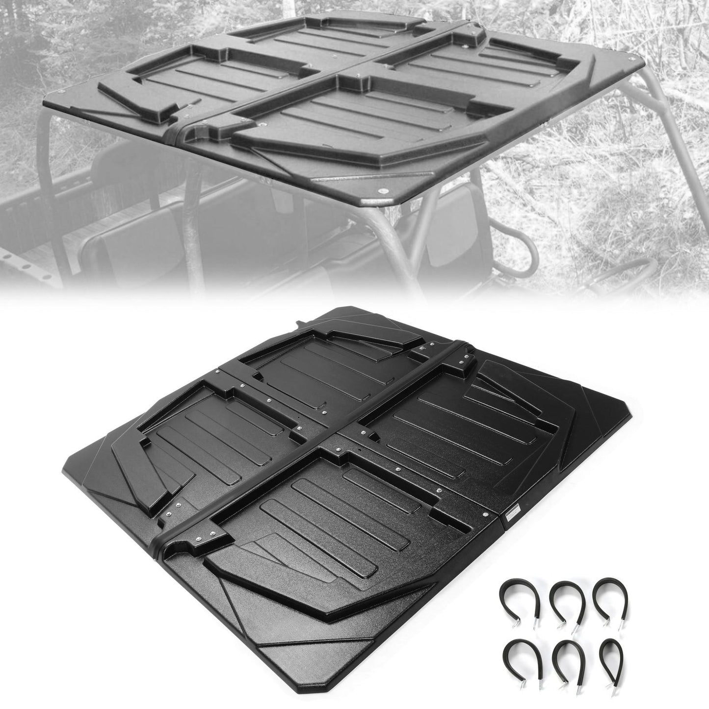 Hard Top Roof For Kawasaki Mule TRANS 3010 4000 4010 4-Seater Models 2005-2022