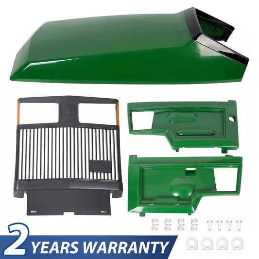 Front Grille & Upper Hood Side Panels #AM128983 #AM128983 For John Deere 425 445