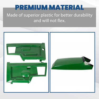 Front Grille & Upper Hood Side Panels #AM128983 #AM128983 For John Deere 425 445