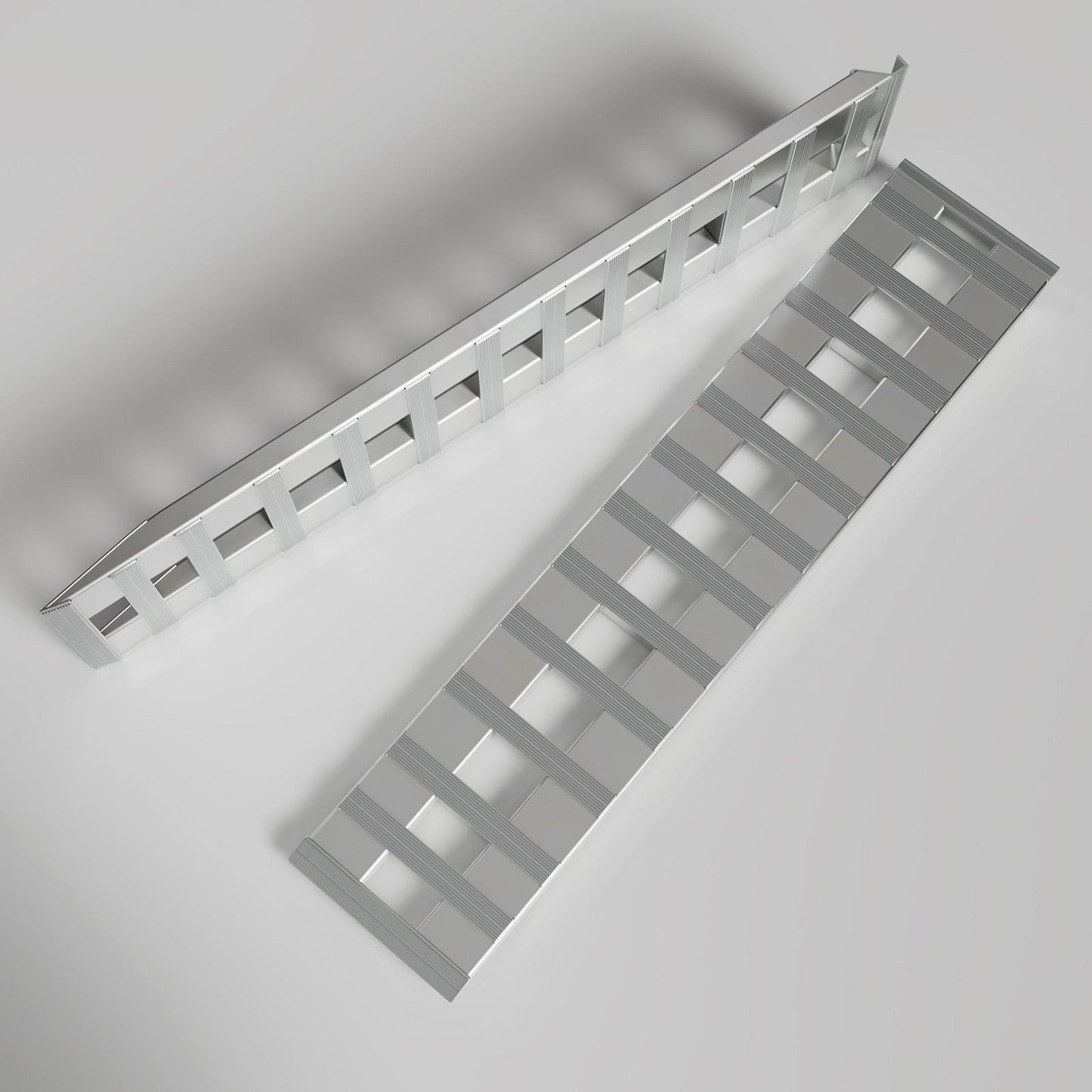 72" X 15" 8500 LBS ALUMINUM Hook Ramp CAR TRUCK TRAILER Auto Hauler Pair 6FT