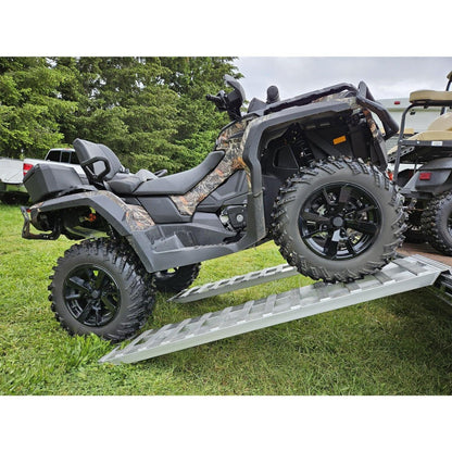 72" X 15" 8500 LBS ALUMINUM Hook Ramp CAR TRUCK TRAILER Auto Hauler Pair 6FT