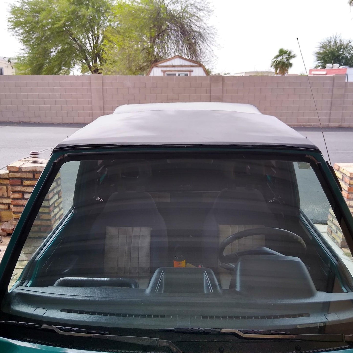 For 1995-1998 Suzuki Sidekick Soft Top & Zip Out Tinted Windows Black