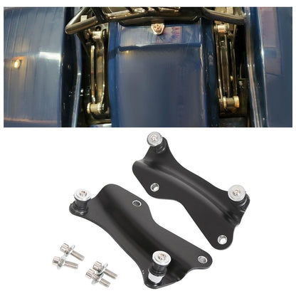 Black 4 Point Docking Hardware Kit Fit For Harley Davidson Touring 2014-2025 23
