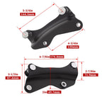 Black 4 Point Docking Hardware Kit Fit For Harley Davidson Touring 2014-2025 23