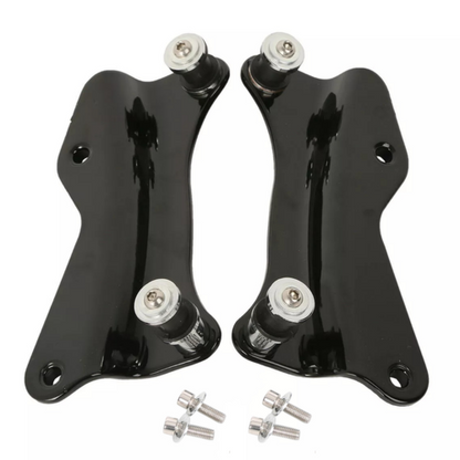 Black 4 Point Docking Hardware Kit Fit For Harley Davidson Touring 2014-2025 23