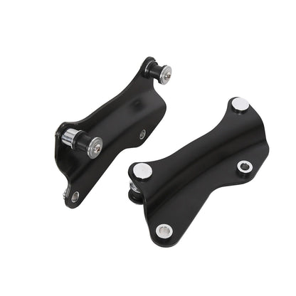 Black 4 Point Docking Hardware Kit Fit For Harley Davidson Touring 2014-2025 23