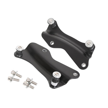 Black 4 Point Docking Hardware Kit Fit For Harley Davidson Touring 2014-2025 23