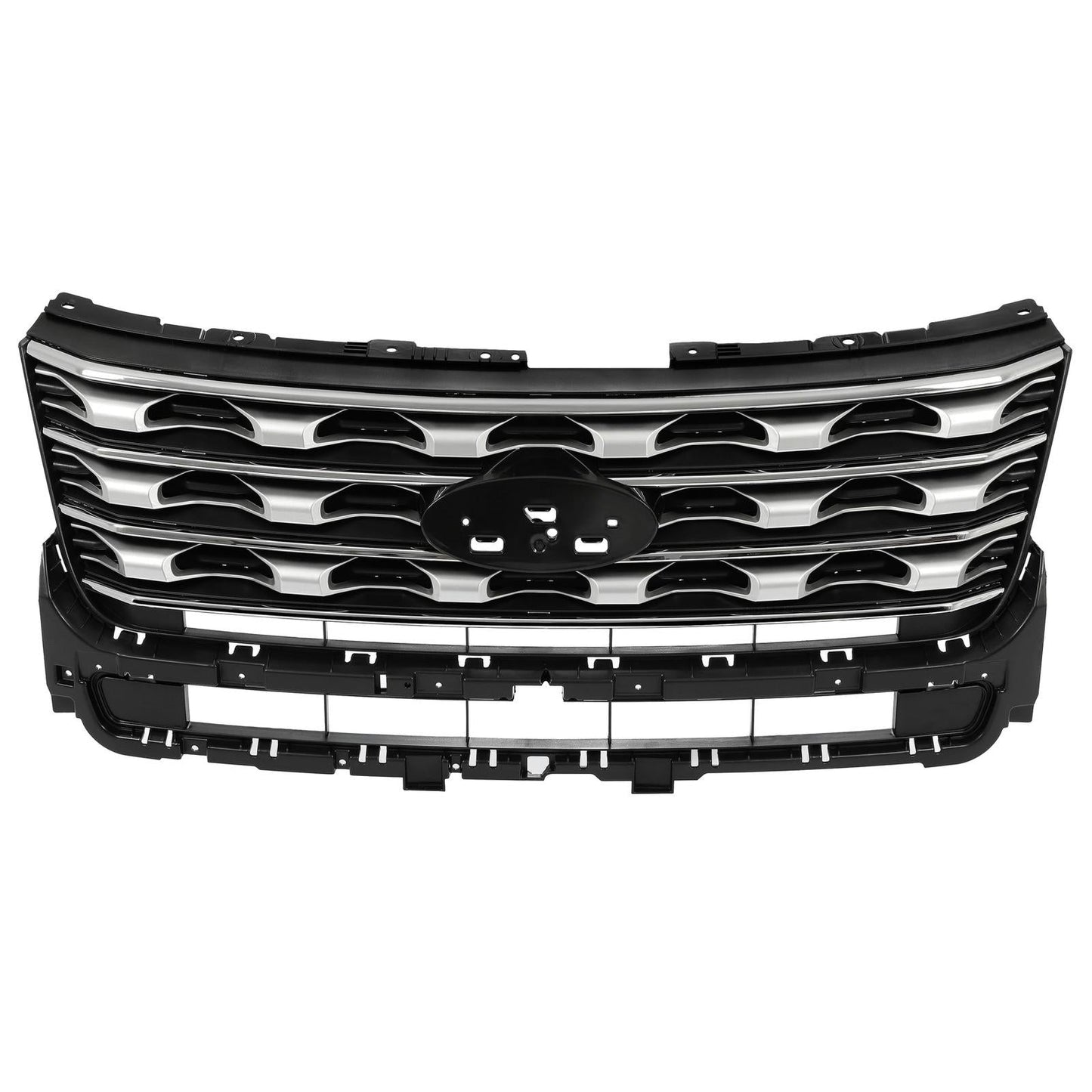 For Ford Explorer 2016-2017 Front Bumper Grille Honeycomb Chrome #FB5Z8200AC