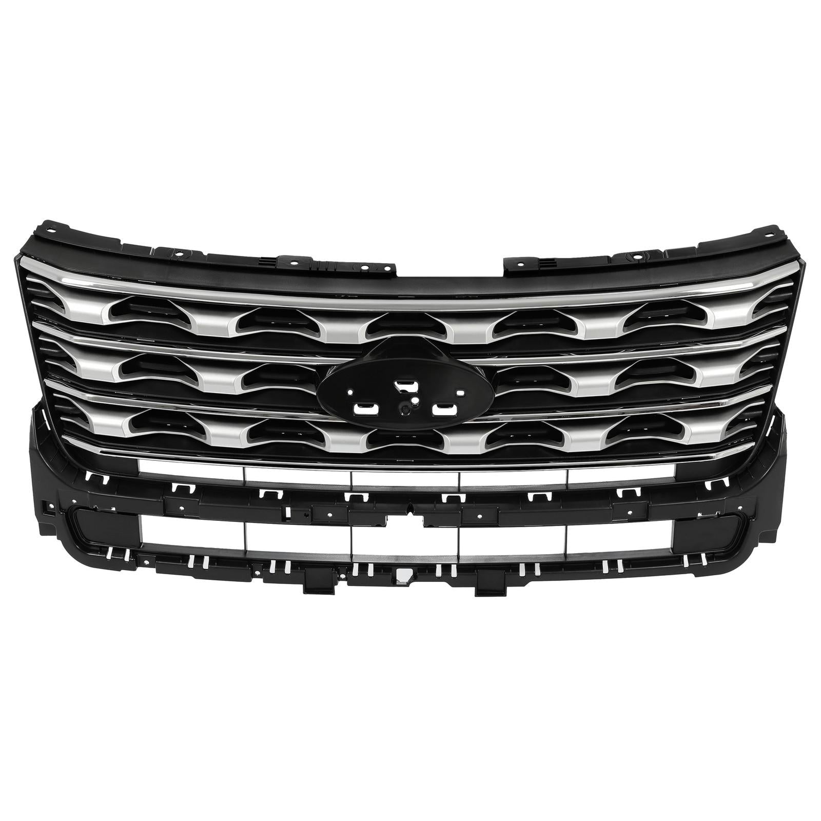 For Ford Explorer 2016-2017 Front Bumper Grille Honeycomb Chrome #FB5Z8200AC