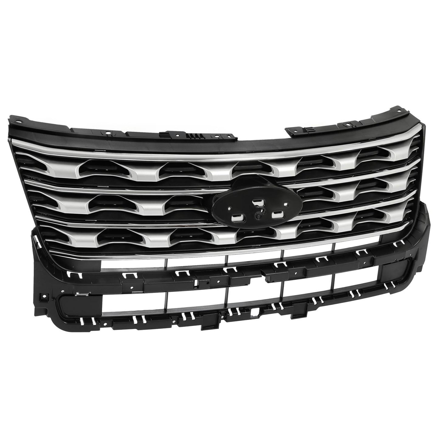 For Ford Explorer 2016-2017 Front Bumper Grille Honeycomb Chrome #FB5Z8200AC