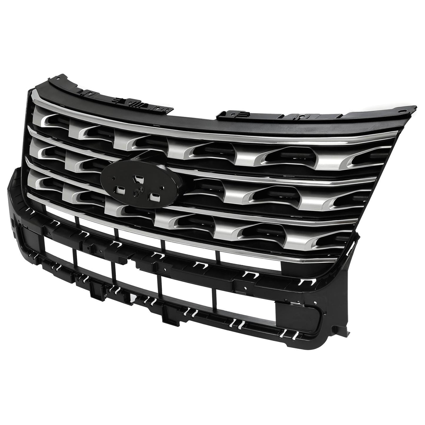 For Ford Explorer 2016-2017 Front Bumper Grille Honeycomb Chrome #FB5Z8200AC