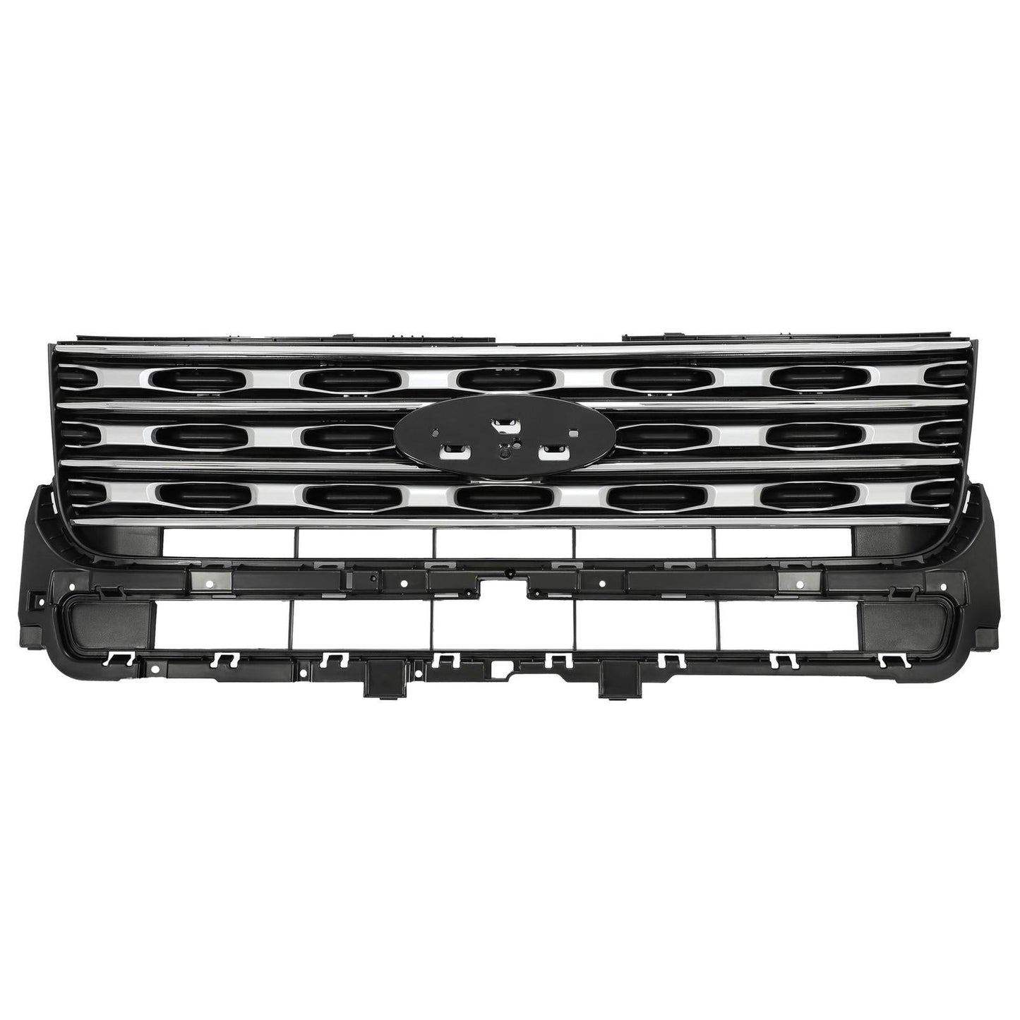 For Ford Explorer 2016-2017 Front Bumper Grille Honeycomb Chrome #FB5Z8200AC