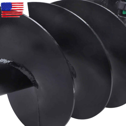 12" x 48" Auger Bit 2" Hex Collar Skid Steer Post Hole Digger Attachment