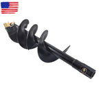 12" x 48" Auger Bit 2" Hex Collar Skid Steer Post Hole Digger Attachment