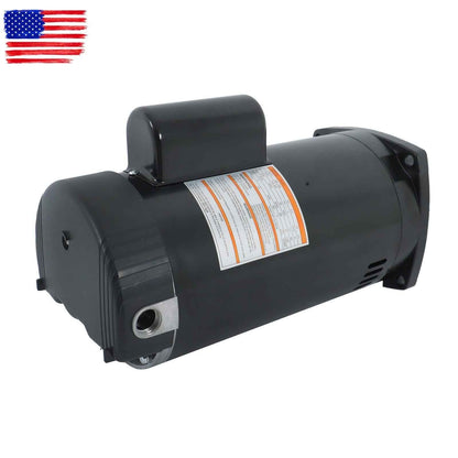 B2842 Pool Pump Motor 1-1/2 HP 3450 RPM 56Y For Frame-Square Flange 208-230 Volt