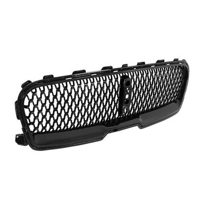 Front Grille Gloss Black W/Camera Hole For 2017 2018 19 2020 Lincoln Continental