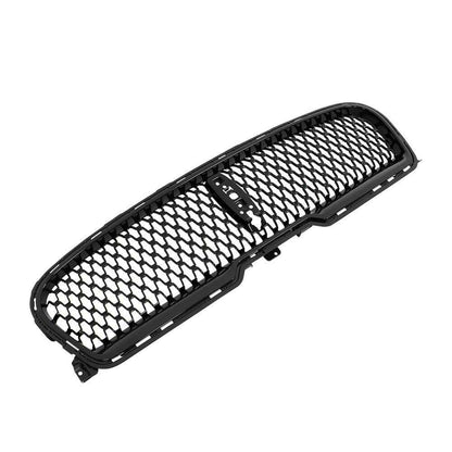 Front Grille Gloss Black W/Camera Hole For 2017 2018 19 2020 Lincoln Continental
