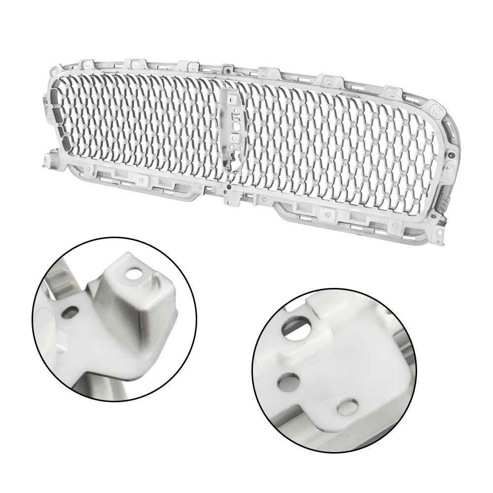 Front Grille Gloss Black W/Camera Hole For 2017 2018 19 2020 Lincoln Continental