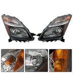 Headlight Black For Toyota Prius 2006 2007 2008 2009 Headlamp Left+Right Side