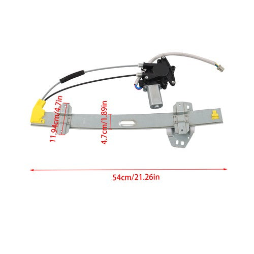 Power Window Regulator For Honda Accord 1994-1997 Sedan Front w/Motor 2Pcs