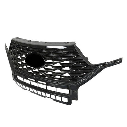 For Ford Explorer 2020-2022 Replacement Front Upper Grille Grill Gloss Black ABS