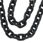 Hand chain hoist carbon steel orange 2 tons/4400 lbs 10 feet 360° swivel hook