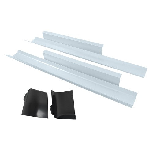Corner + Outer Rocker Panel Compatible For Silverado GMC Standard 2007-2013 Cab