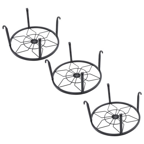3PCS Plant Stand for Flower Pot Potted Holder Indoor Outdoor Metal 9in