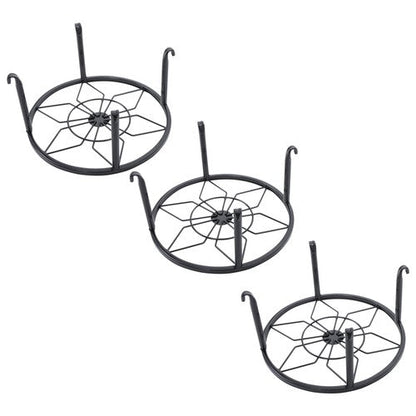 3PCS Plant Stand for Flower Pot Potted Holder Indoor Outdoor Metal 9in