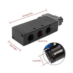 1/2" Inch 5 Way Pneumatic Directional Control Electric Solenoid Valve 110V AC