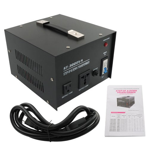 3000W Step Up/Down 220V-110V /110V-220V Voltage Converter Transformer New