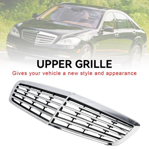 Front Chrome Grill for Mercedes Benz S-Class 2010-13 W221 S550 S600 S63 AMG