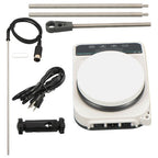 Digital Display Magnetic Hotplate Stirrer with Bracket Temp Probe Temp 310℃ 3L
