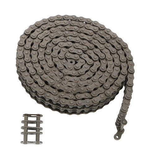 #50-2 Duplex Double Strand Roller Chain x 10 feet + 2 Connecting Links