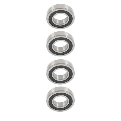 4Pcs 62/32-2RS Bearings 32×65×17mm Double Rubber Seals Deep Groove Ball Bearing