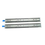 18" Locking Drawer Slides 250lb Heavy Duty Ball Bearing Full Extension With Lock