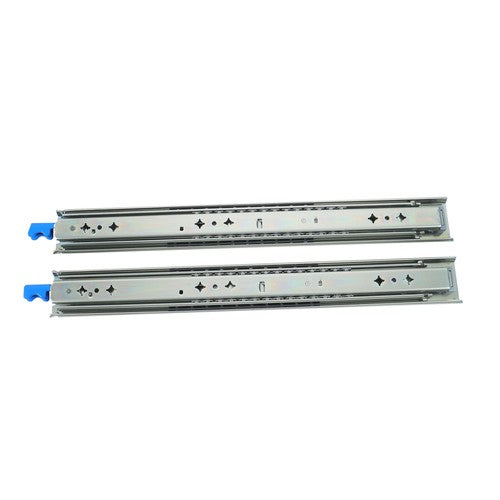18" Locking Drawer Slides 250lb Heavy Duty Ball Bearing Full Extension With Lock